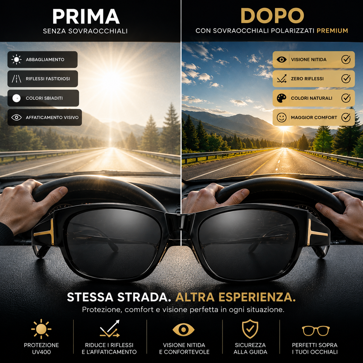 Sovraocchiali Comfort Vision