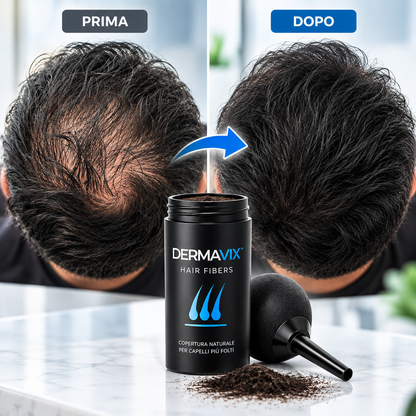 DERMAVYX™ | Fibre Volumizzanti per Capelli e Barba