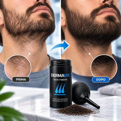 DERMAVYX™ | Fibre Volumizzanti per Capelli e Barba