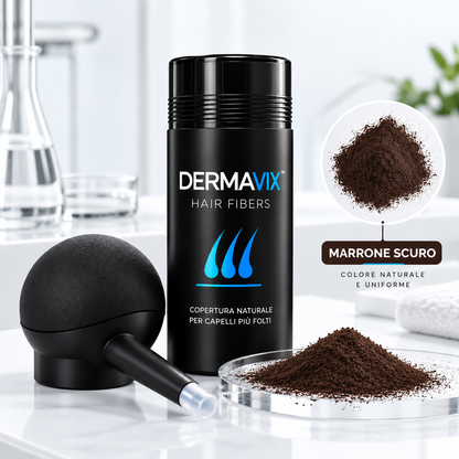 DERMAVYX™ | Fibre Volumizzanti per Capelli e Barba