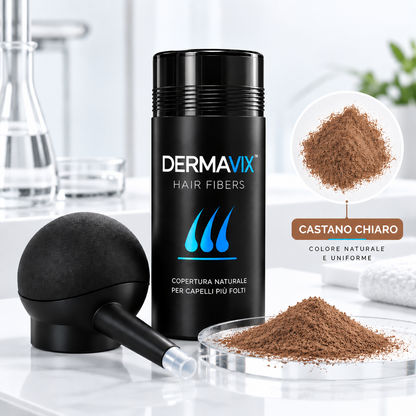 DERMAVYX™ | Fibre Volumizzanti per Capelli e Barba